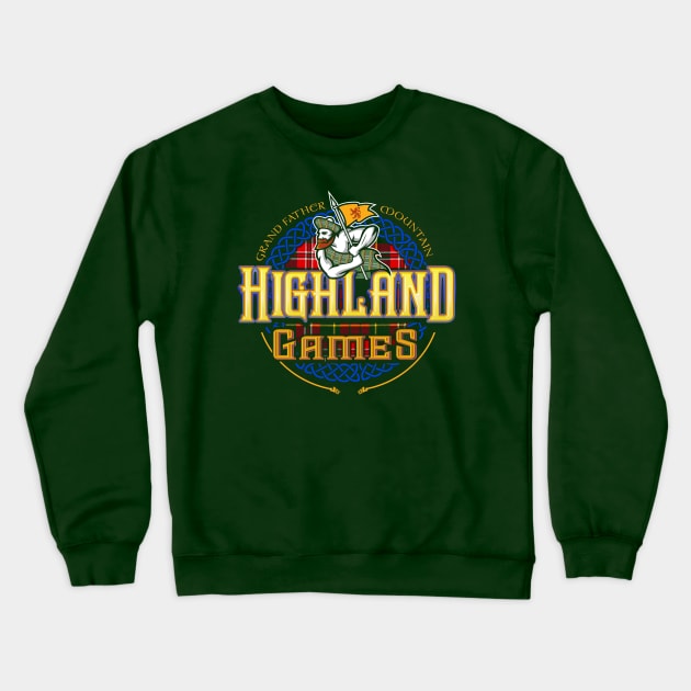 Highland Games Crewneck Sweatshirt by Digitanim8tor